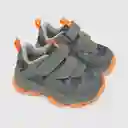 Zapatillas Outdoor Estampada Niño Gris Multicolor T. 21 Colloky