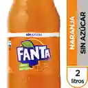 Fanta Sin Azúcar Naranja 2 Lt