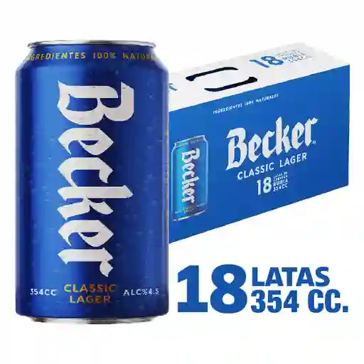 Becker Cerveza Rubia Tipo Lager