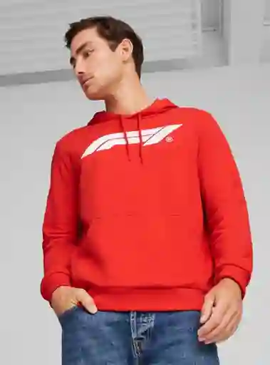Puma Polerón F1 Ess Logo Hood 625853 03 Rojo M