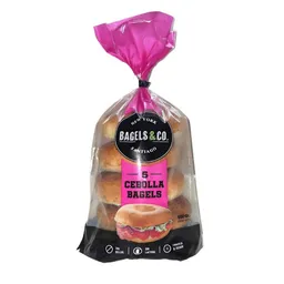 Bagels & Co Pan Bagel Cebolla Artesanal
