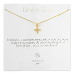 Collar Estrella Guia Brilla Gold