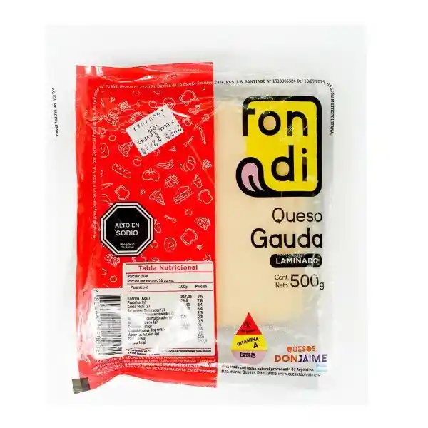 Fondi Queso Gouda Laminado