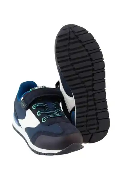 Zapatillas Sport Jogging Velcro W24 Niño Azul 29 931 Ficcus