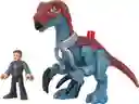 Imaginext Juguete Jurassic World Tyrannosaurus & Owen