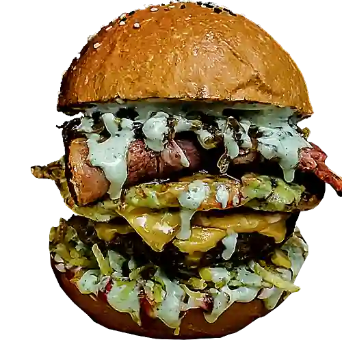 Mega Burger+ Papas Fritas