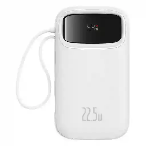 Baseus Batería Powerbank Qpow2 Pantalla Cable y Tipo-C 10.000mAh