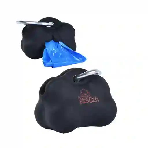 Mascan Porta Bolsa Sanitaria Hueso Negro