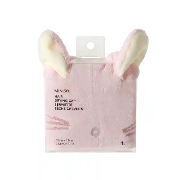 Toalla Para Cabello Suave de Gato Miniso