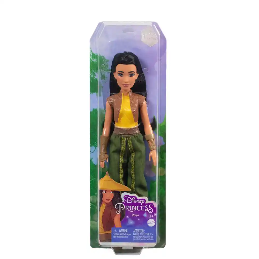 Disney Princesa Muñeca Raya Para Niñas de 3 Años y Más Mattel