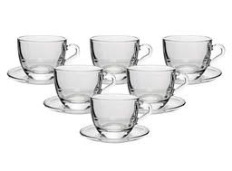 Set Taza Con Plato Vidrio Ripley Home