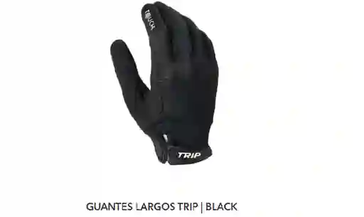 Trip Guante Dedos Largos Negro XS