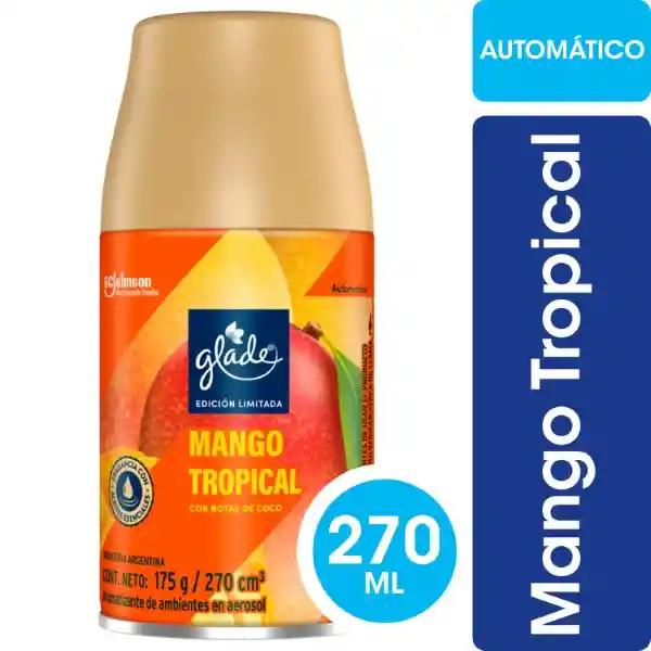 Glade Desodorante Automático Edición Limitada Mango Tropical