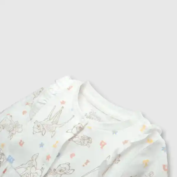 Osito Bambi de Bebé Niña Off White Talla 3/6M Colloky