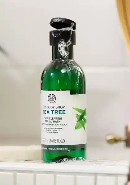 Tea Tree The Body Shop Jabon Facial En Gel
