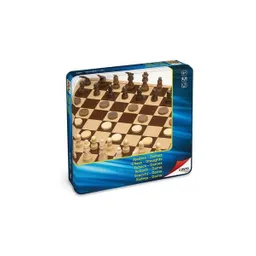 Cayro Juego de Mesa Metal Box Ajedrez Damas - 126070751