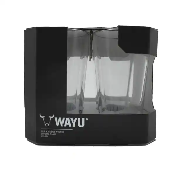 Wayu Set de Vasos Vidrio