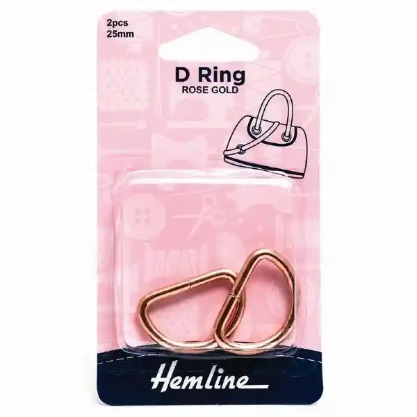 Argolla Media La Rose Gold Hemline 25mm