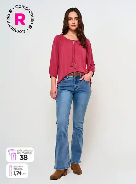 Jeans Mujer Tatienne Flare Talla 38