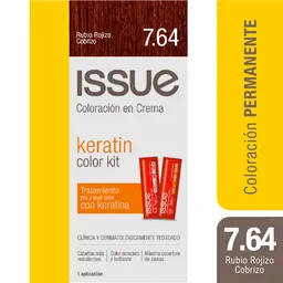 Issue Coloracion Kit Keratina N∫ 7.64