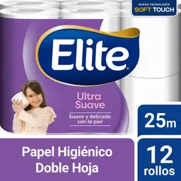 Elite Papel Higiénico Doble Hoja 2 m