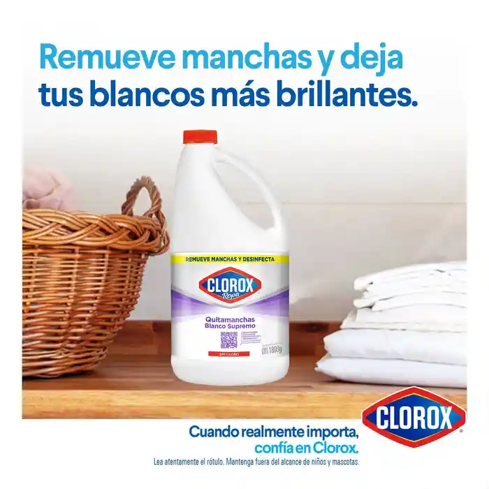 Clorox Quitamanchas Blanco Supremo