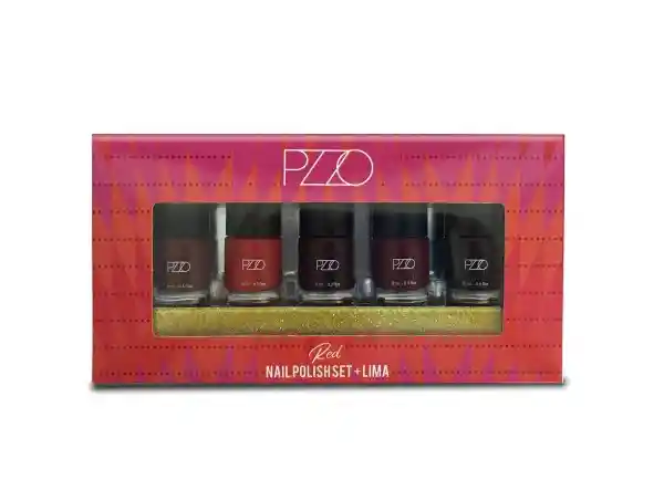 Petrizzio Kit Esmalte Nail Polish + Lima Red N20