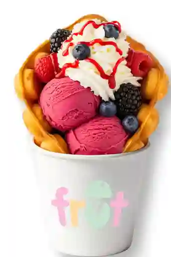 Bubble Waffle Frutos Rojos