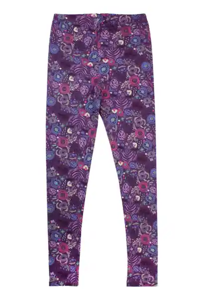 Leggins Junior Estampada Arctic 383 Niña Morado 12 Años Ficcus