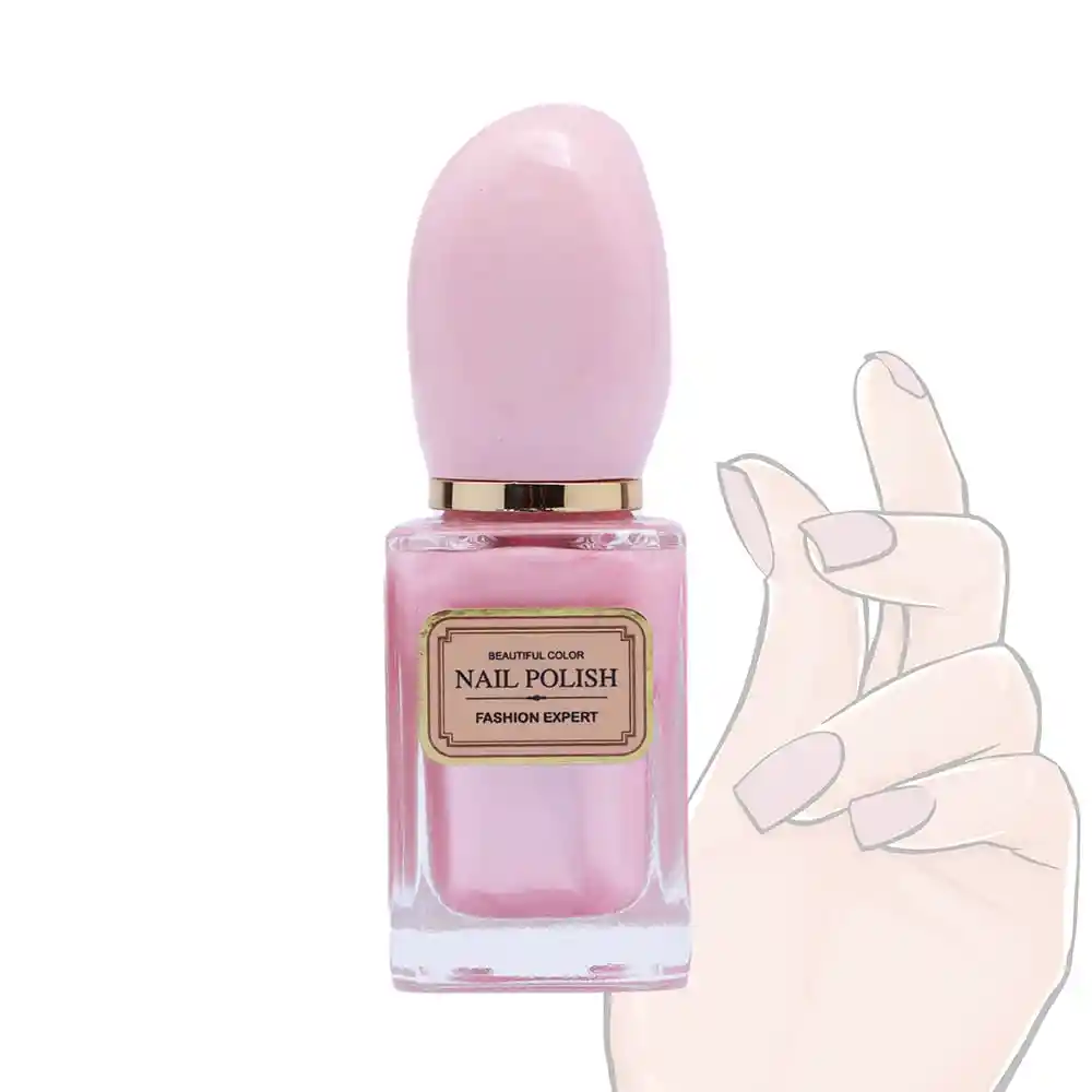 Miniso Esmalte Para Uñas Rosa Metalico