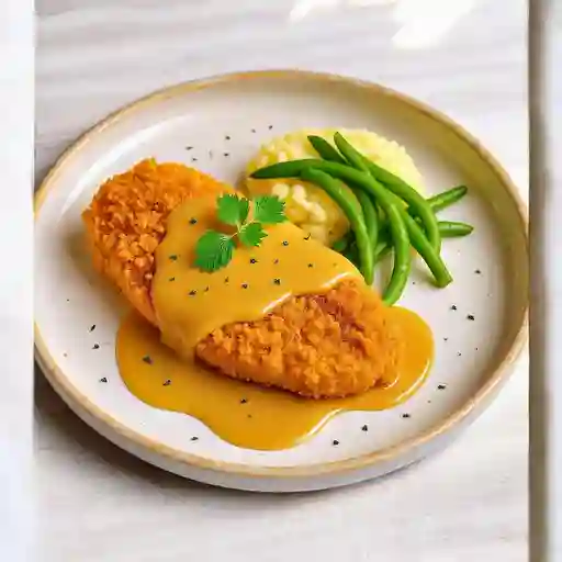 Milanesa De Pollo.