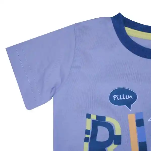 Polera Bebe Niño Gris Pillin 12 M