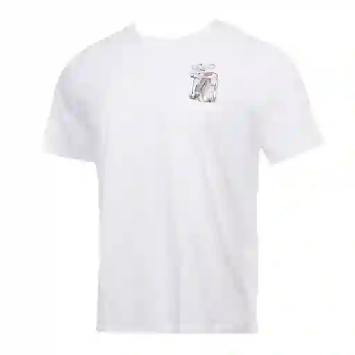 Polera Manga Corta Hombre L Mochilera Blanco Atakama Outdoor