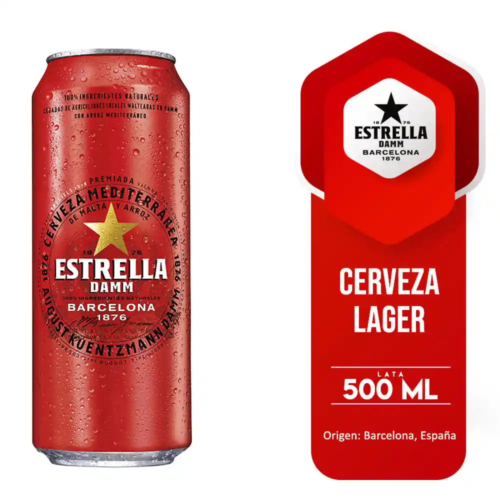 Damm Estrella Cervezaen Lata