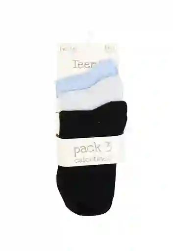 Pack de Calcetines Tobillero Teens Niña Color Talla 38/39 - 669