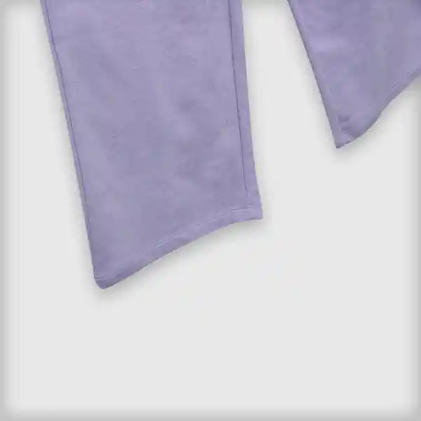 Pantalón de Buzo Ancho de Niña Morado Talla 4A Colloky