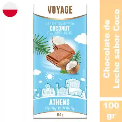 Chocolate Voyage Relleno Coco Barra Jumbo Impo