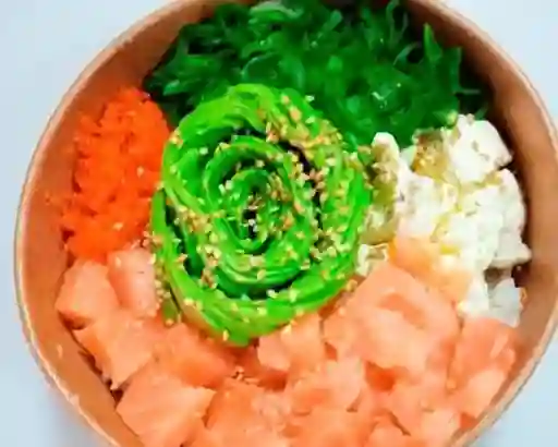 Gohan de Salmón y Bebida