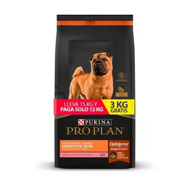 Pro Plan Perro Sensitive Skin Salmón Raza Mediana