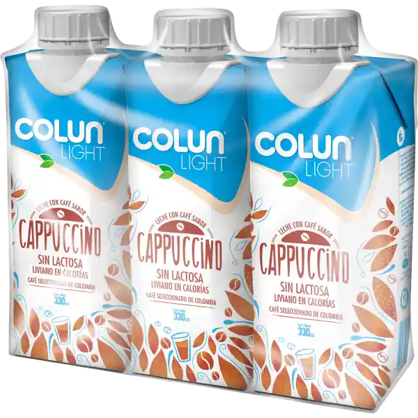 Colun Pack Leche Light Cappuccino Prisma