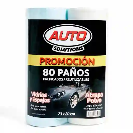 Auto Solutions Pack Paño Limpieza Para Auto