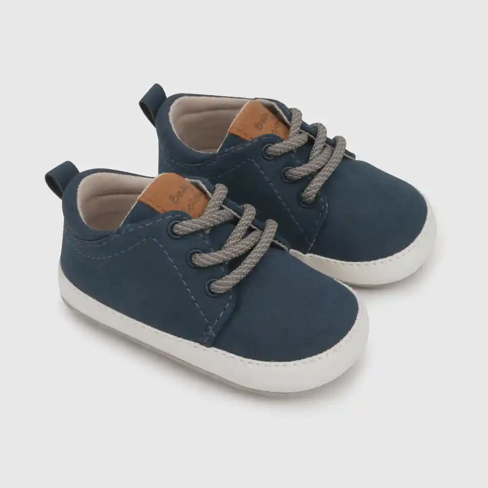 Zapatos Para Niño Azul Talla 18