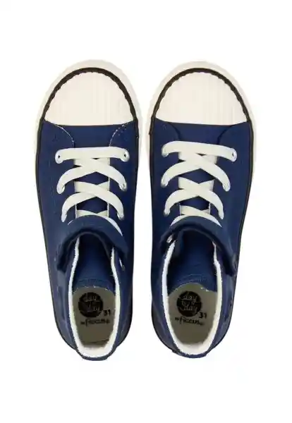 Zapatillas Day To Day Caña Velcro Niño Azul 36 943 Ficcus