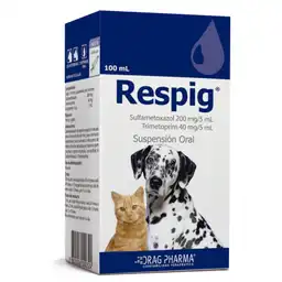Respig Antimicrobiano Suspensión Oral para Perros y Gatos