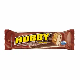 Hobby Barra de Caramelo Nougat Maní con Chocolate