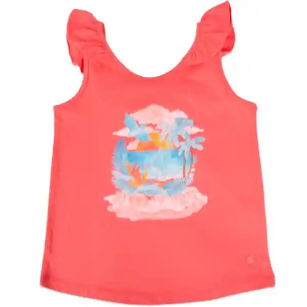 Polera Niña Coral Pillín Talla 2 A