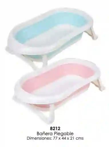 Best House Bañera Plegable Rosado Celeste 8212