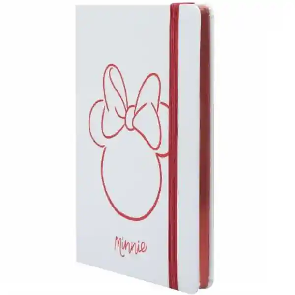 Libreta Forma Francesa Rayada Mooving Minnie Mouse 80 Hojas