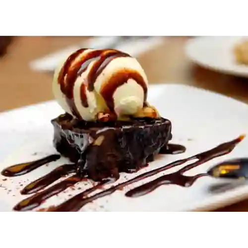 Brownie con Helado