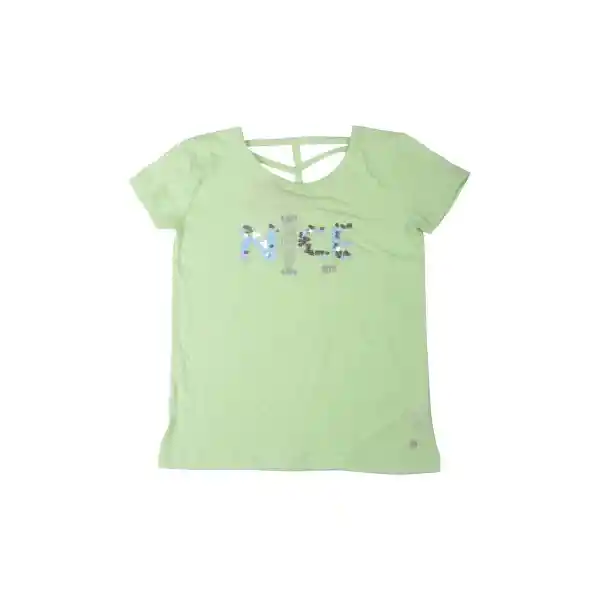 Polera Niña Verde Pillin 6 a